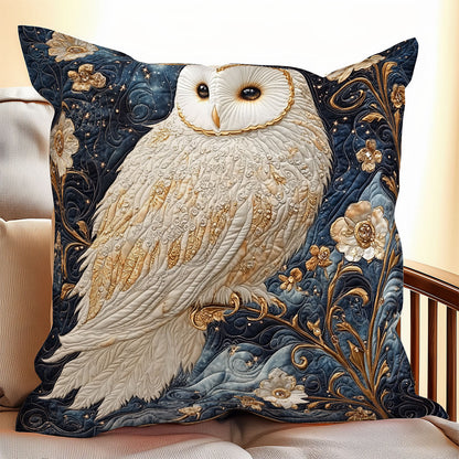 Moonlit Ivory Owl WX1306078CL Quilt Pillow Case