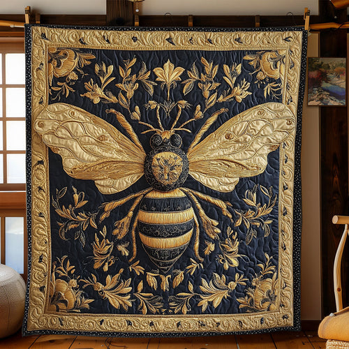 Royal Gold Bee WY1902059CL Quilt
