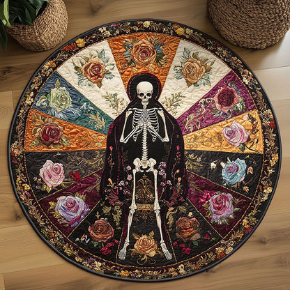 Mystic Skeleton WN2908048CL Quilted Round Mat