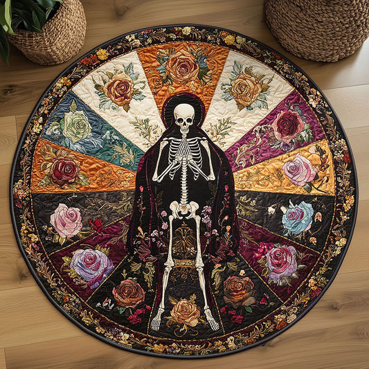 Mystic Skeleton WN2908048CL Quilted Round Mat