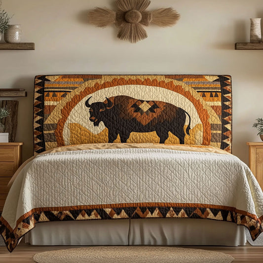 Rustic Bison WN1712022CL Quilted Headboard Slipcover