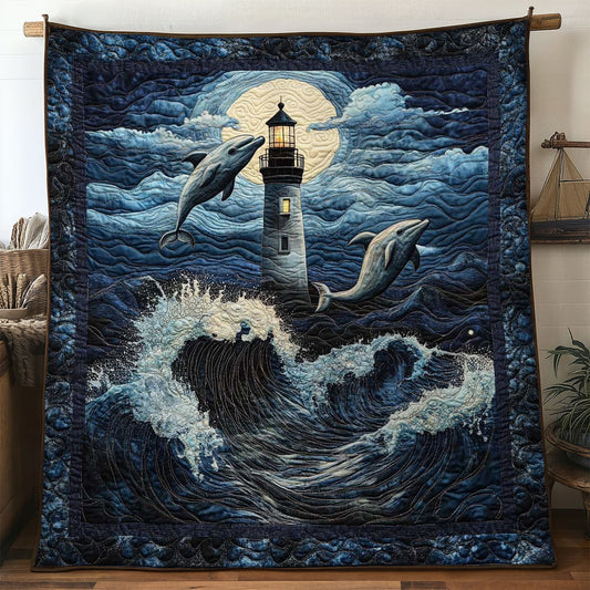 Seabreeze Dolphins WN1004046CL Quilt