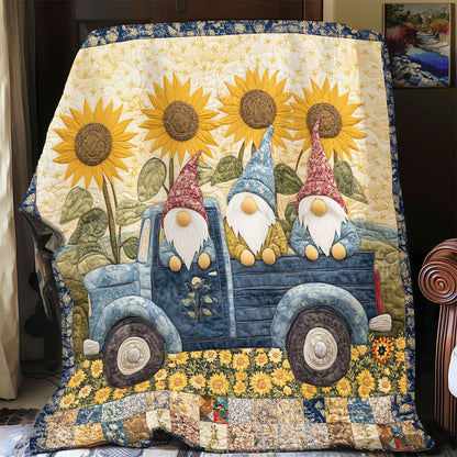 Sunflower Gnome WJ0412031CL Quilt