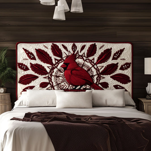 Ruby Feather Cardinal KL2412006CL Quilted Headboard Slipcover