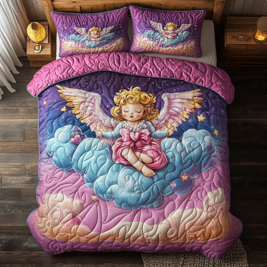 Cupid In Cloud WY0201019CL Duvet Cover Set