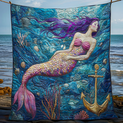 Beautiful Mermaid WY1202079CL Quilt