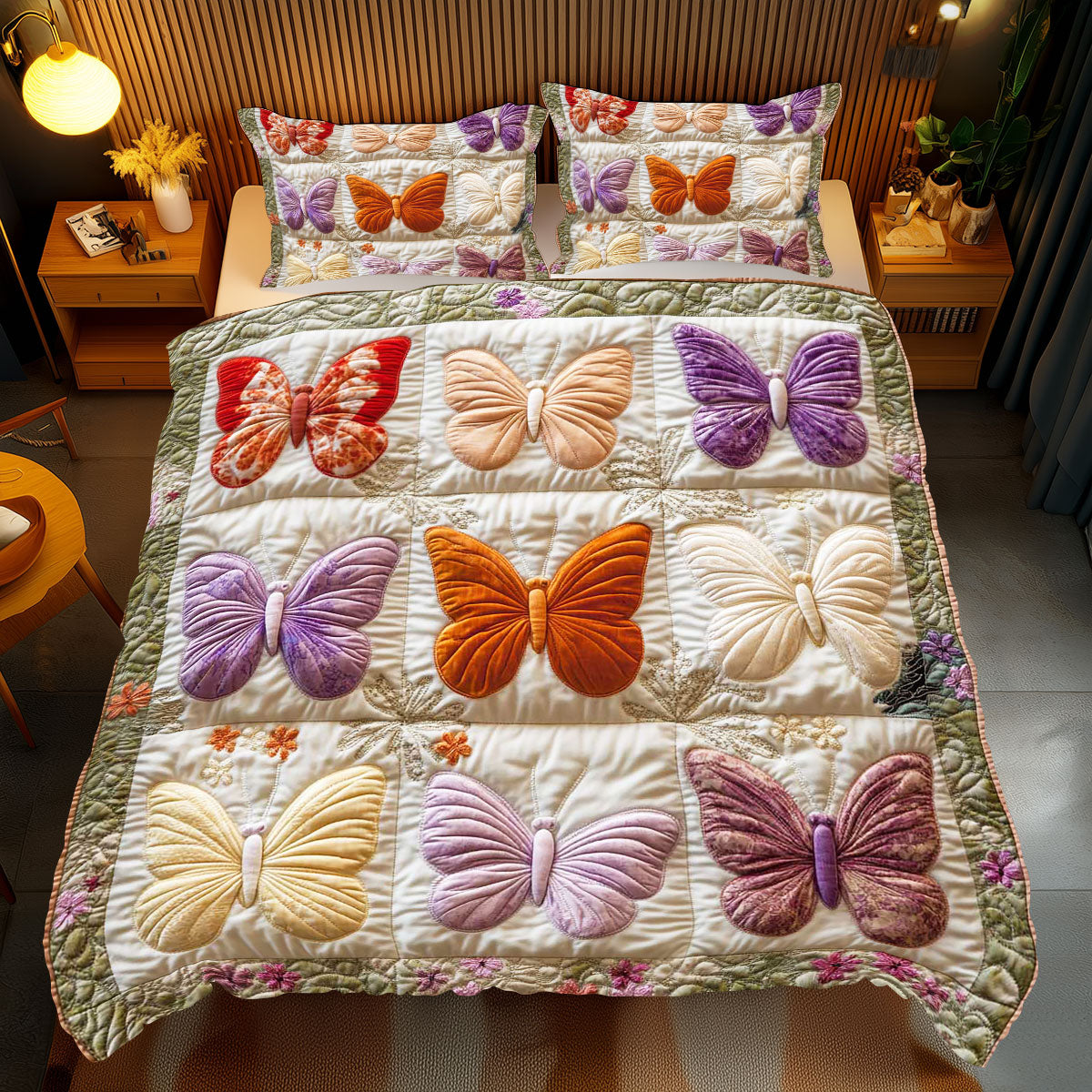 Puffy Butterfly WP0701059CL Duvet Cover Set