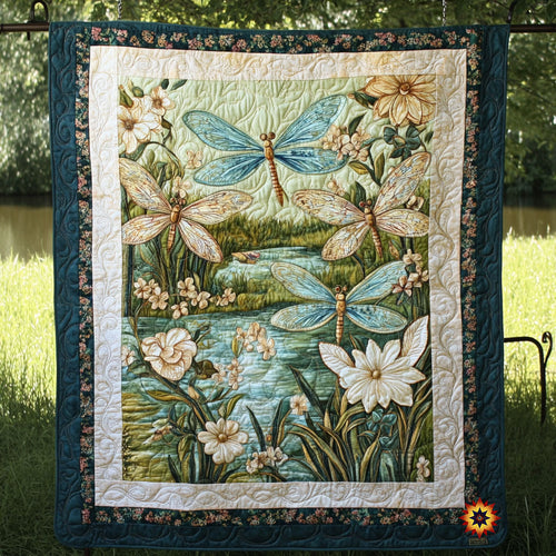 Pond Of Dragonfly WY1812038CL Quilt