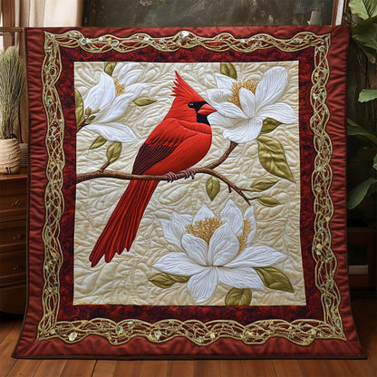 Floral Cardinal WX0805016CL Quilt