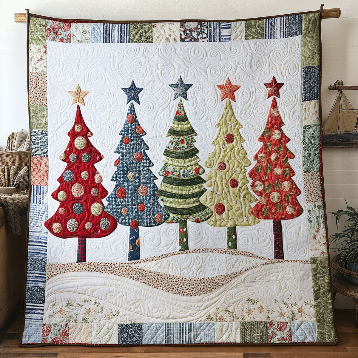 Christmas Tree Dreams WN0707009CL Quilt