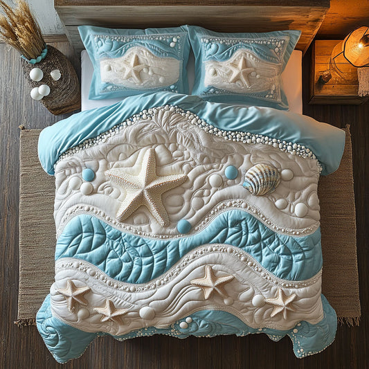 Bejeweled Starfish WY0408006CL Duvet Cover Set