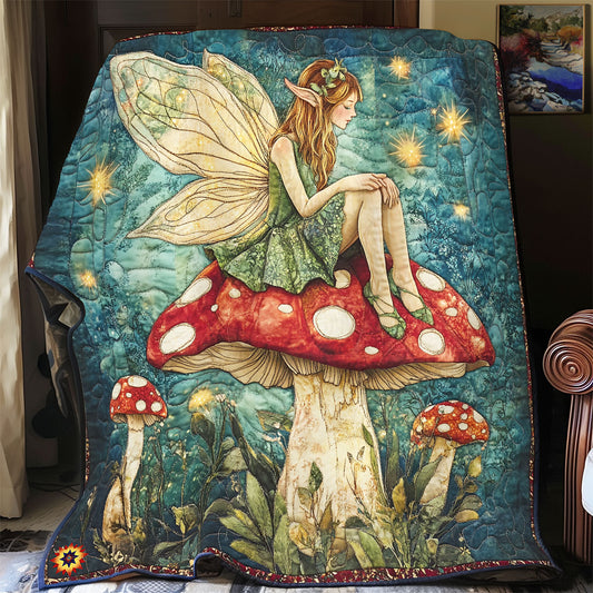 Stunning Fairy Tale Mushroom  WX2612053CL Quilt