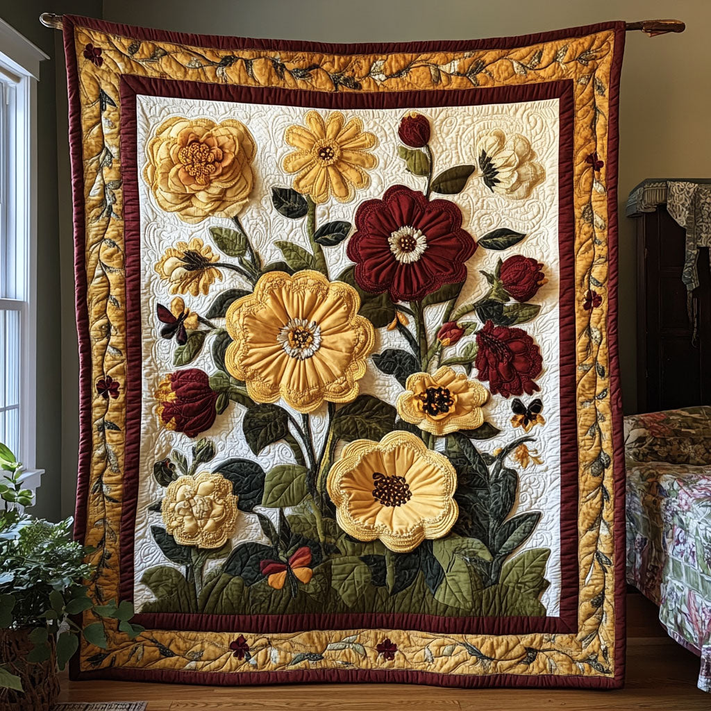 Petal Flower WN0808072CL Quilt