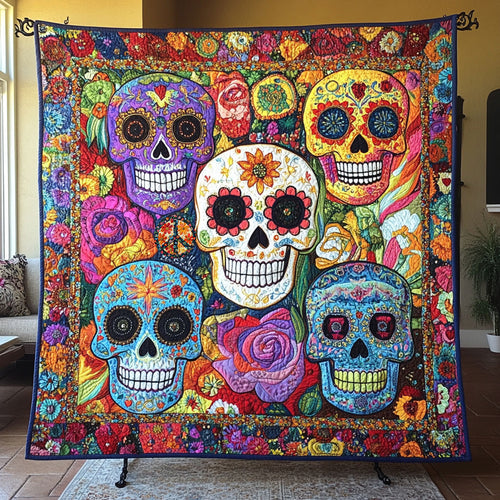 Sugar Skull WU1710016CL Quilt