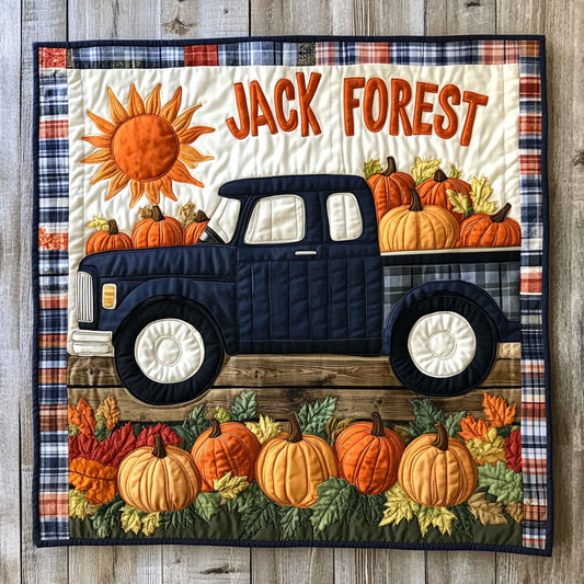 Truckload Of Harvest WJ0108009CL Personalized Baby Quilt