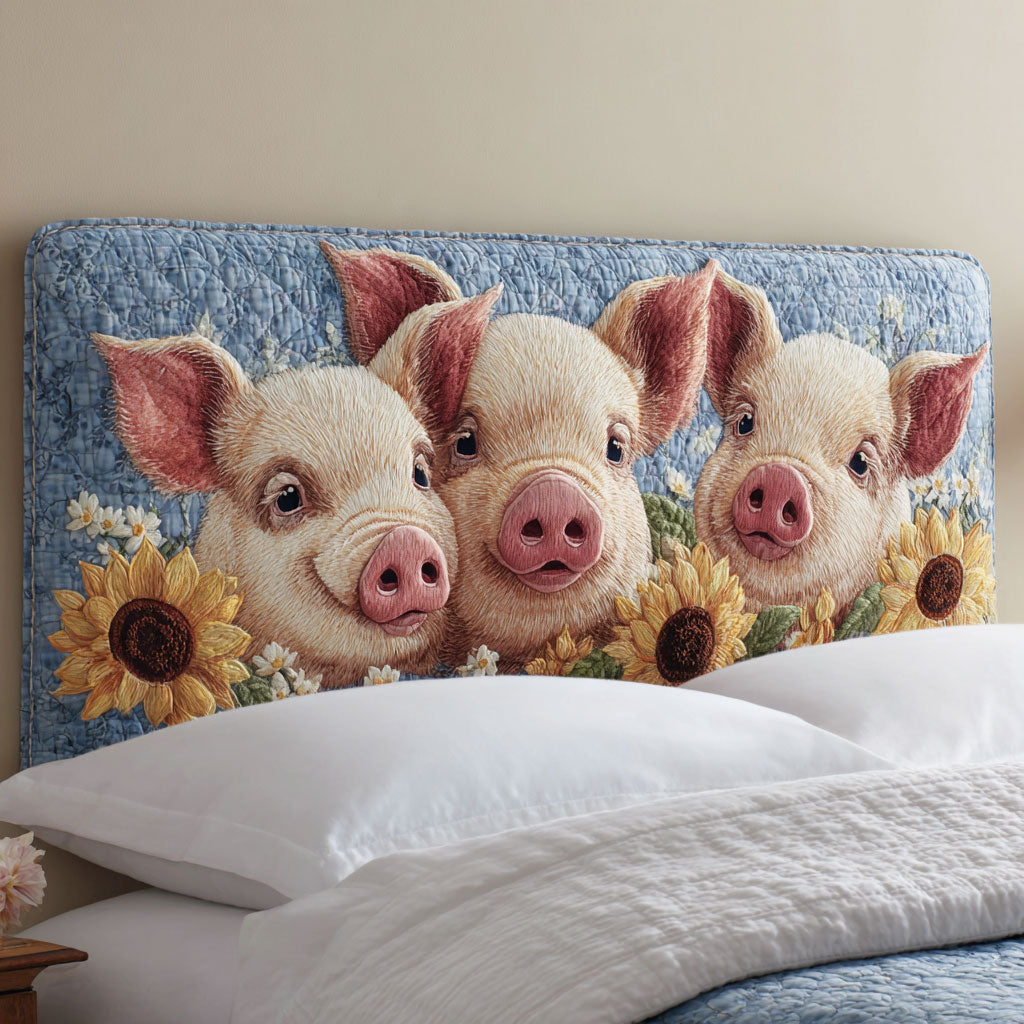 Daisy Pig WN2512007CL Quilted Headboard Slipcover