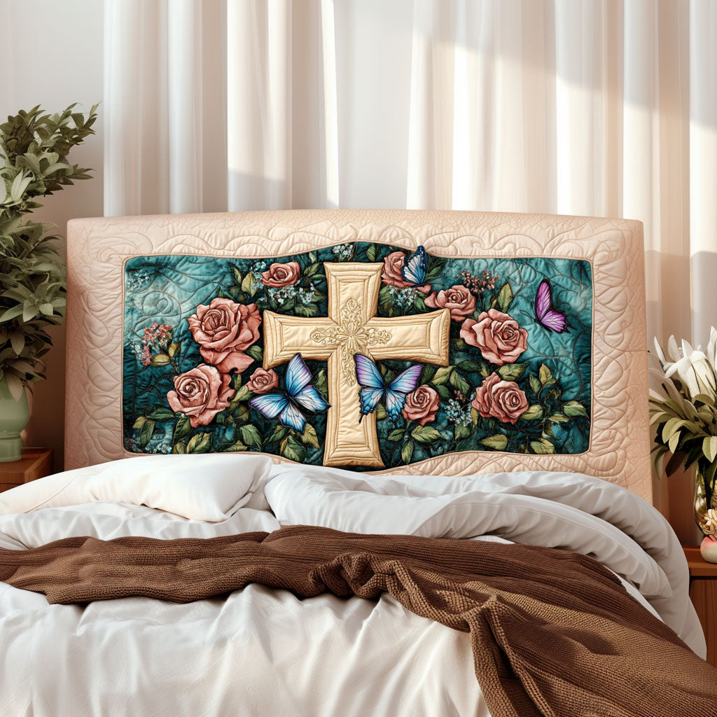 Blossom Cross KL2412019CL Quilted Headboard Slipcover
