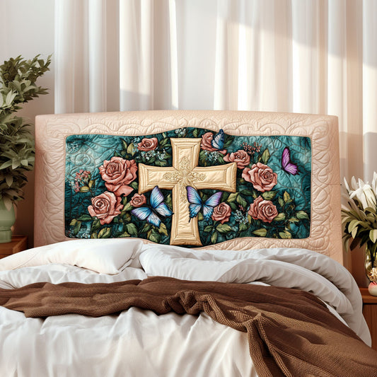 Blossom Cross KL2412019CL Quilted Headboard Slipcover