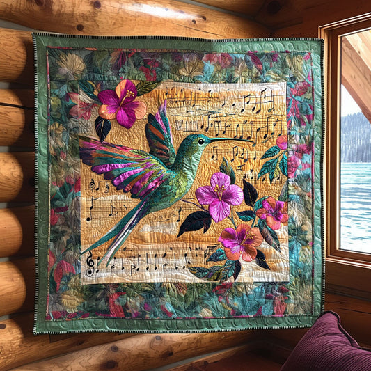 Harmony Bloom Hummingbird WN2008024CL Quilt