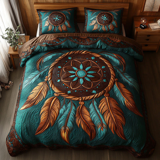Native American Feather Dreamcatcher WY2901083CL Duvet Cover Set