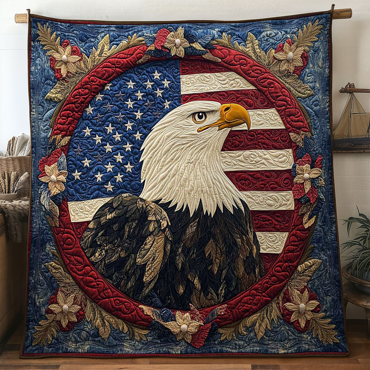 Bald Eagle Valor WN1305027CL Quilt