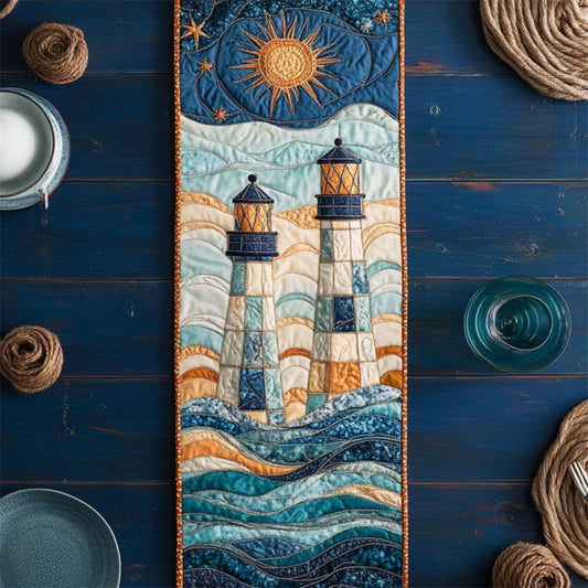Guiding Lights WY0907034CL Quilted Table Runner