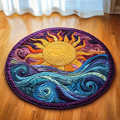 Sunset Tide WN1903122CL Quilted Round Mat