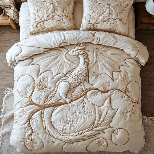 Ivory Baby Dragon Dreams WY0807054CL Duvet Cover Set
