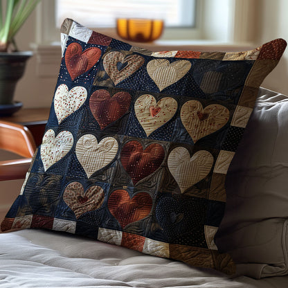 Heart WJ2810030CL Quilt Pillow Case