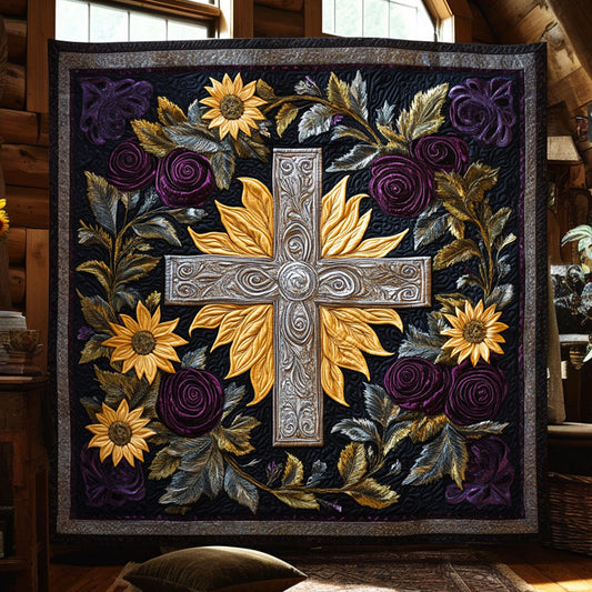 Eden Bloom Cross WN2108027CL Quilt