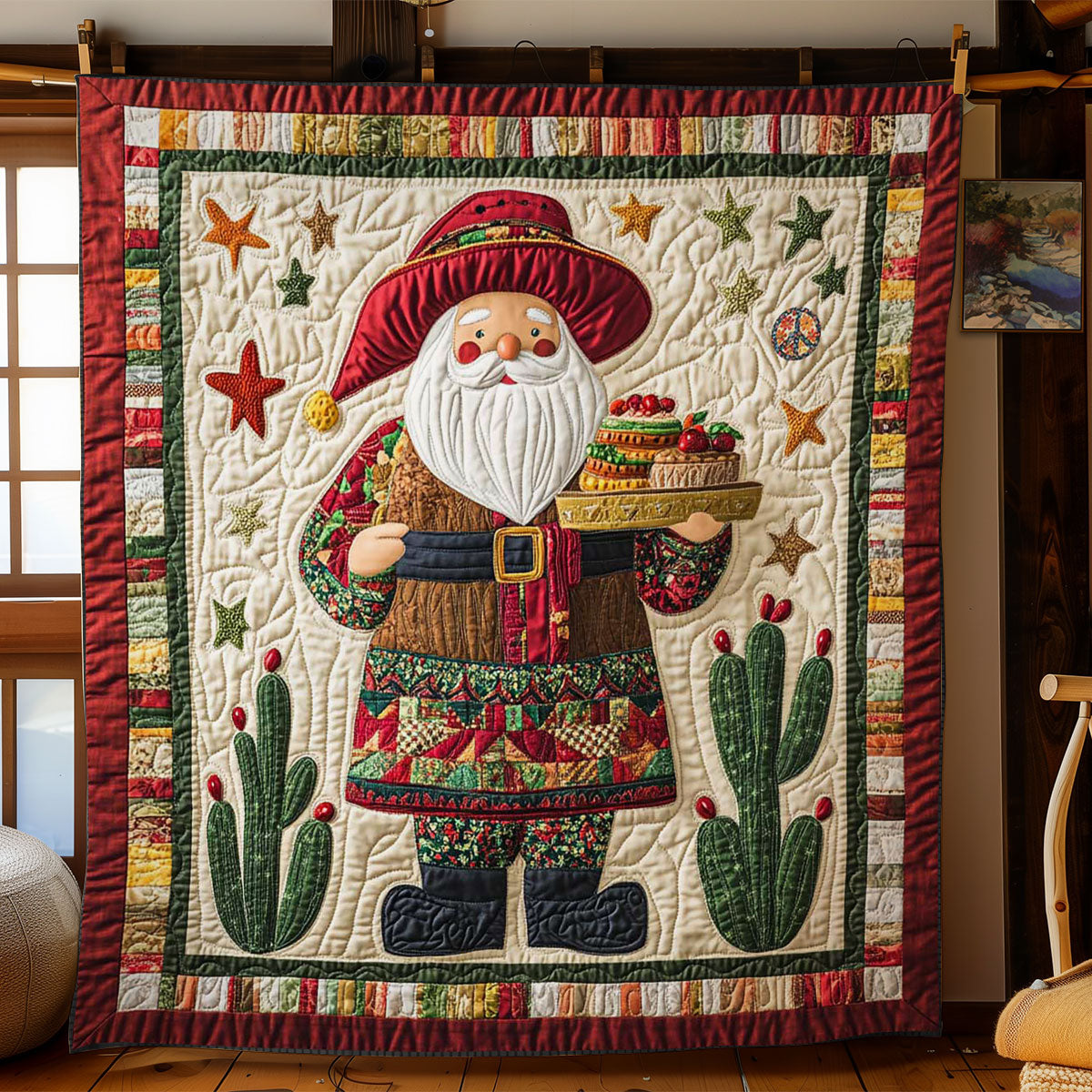 Santa’s Mexican Feast WN2311017CL Quilt