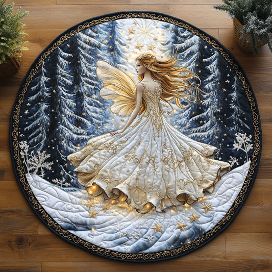 Winter Fairy CW0906049CL Quilted Round Mat