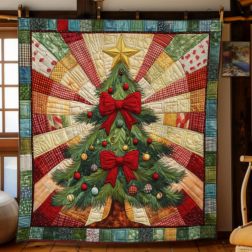 Red Ribbon Tree CW1211079CL Quilt