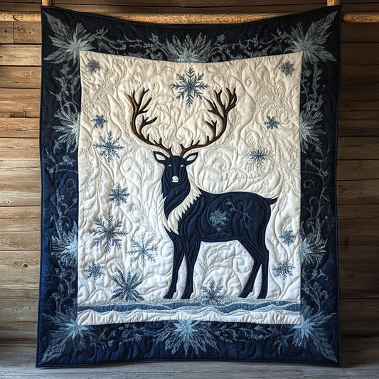 Majestic Winter Reindeer XK2209003CL Quilt
