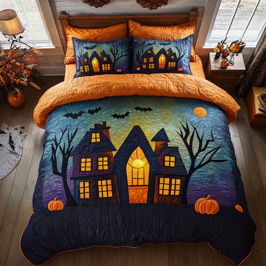 Haunted Pumpkin Town CW2008015CL Duvet Cover Set