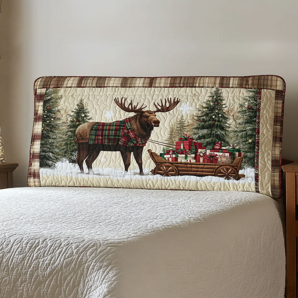 Cabin Moose WN3012005CL Quilted Headboard Slipcover