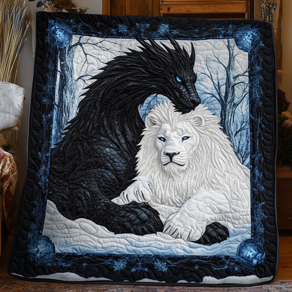 Winter Dragon And Lion WX0805043CL Quilt