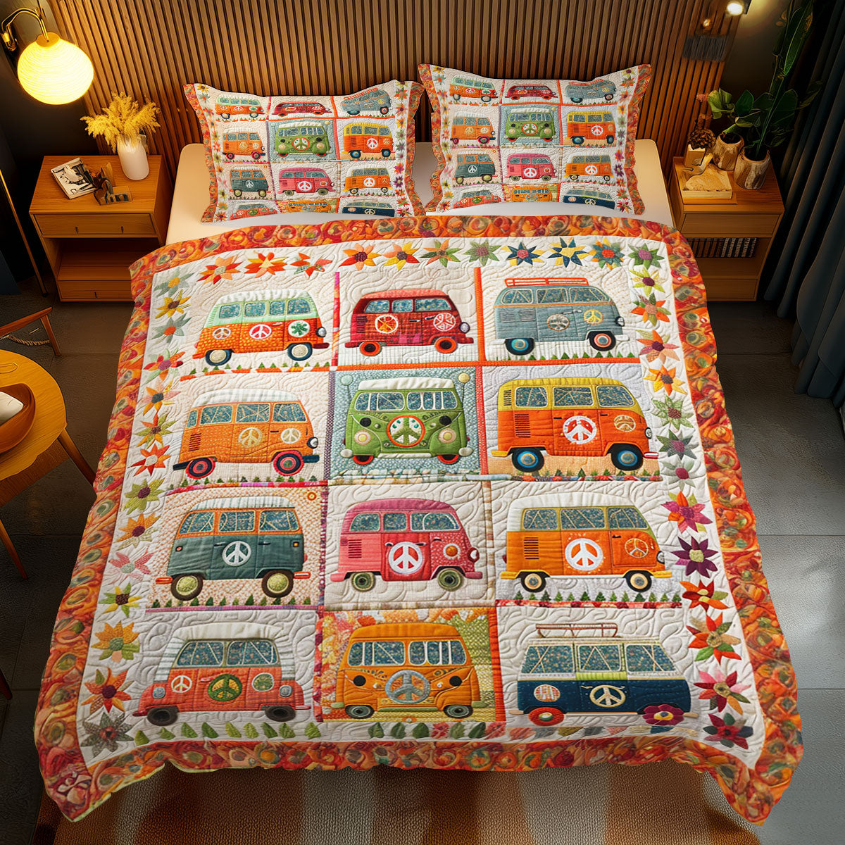 Camper Van WJ2110026CL Duvet Cover Set