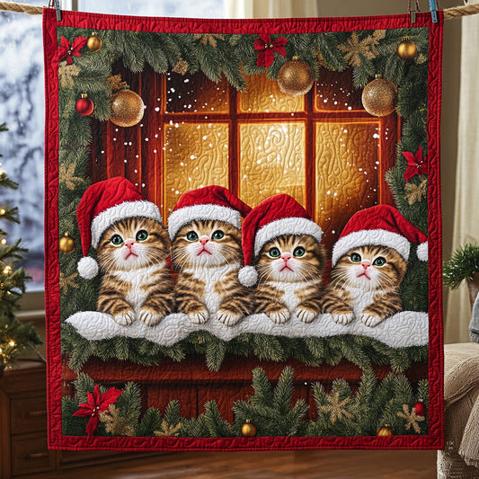 Kitten's First Snowfall LT1511002CL Quilt