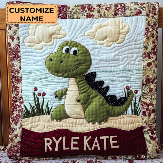 Waddle In The Wild WJ1707011CL Personalized Baby Quilt