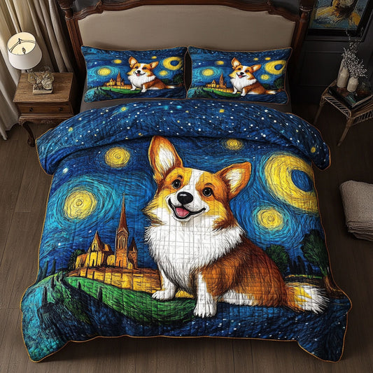 Corgi Sky Night WT0602004CL Duvet Cover Set