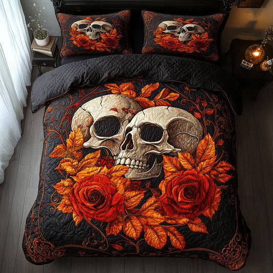 Rose Skull WN2308084CL Duvet Cover Set