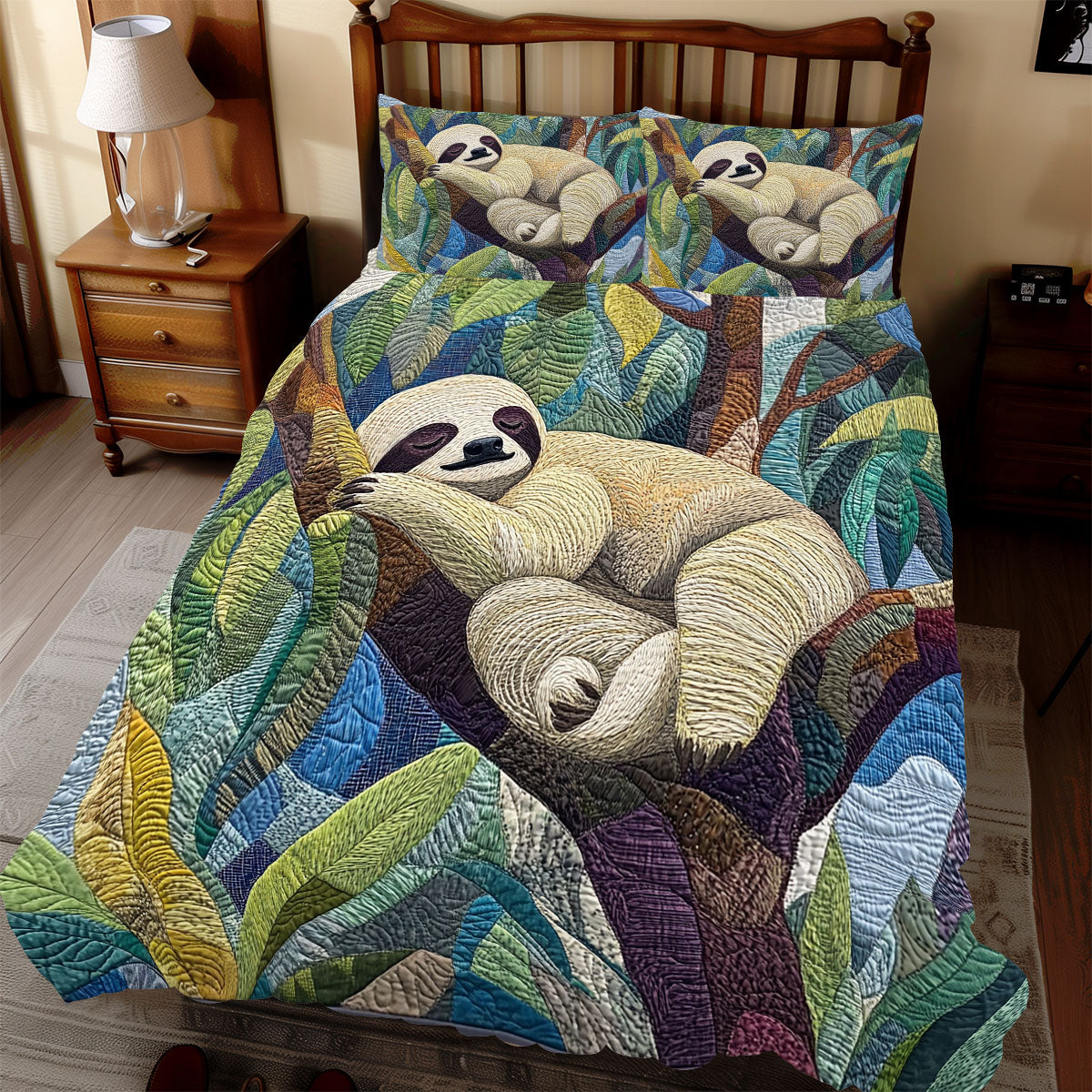 Sloth Relax WX0712051CL Duvet Cover Set