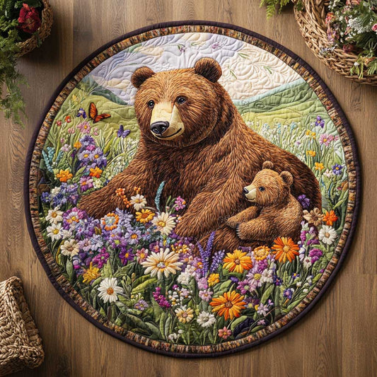 After Hibernation CQ1005018CL Quilted Round Mat