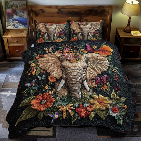 Flower Elephant WY2612056CL Duvet Cover Set