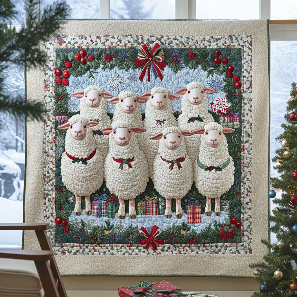Snow Glow Sheep WN3010059CL Quilt