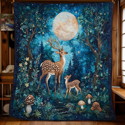 Enchanted Woodland Night WX0407026CL Quilt