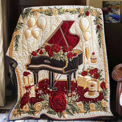Piano In Royal Room WY0801044CL Quilt