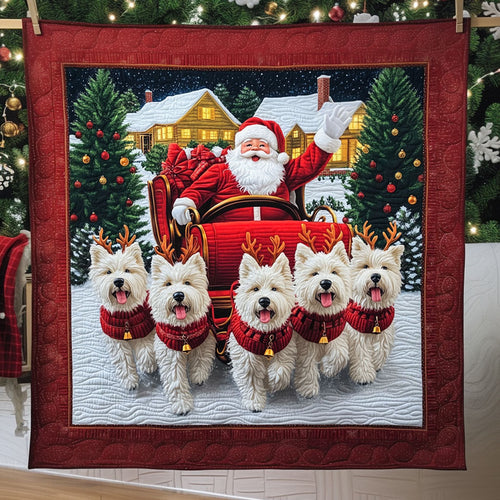 Westie Winter Wonderland LT1411007CL Quilt