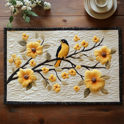 Chirp and Petals CP2804027CL Quilted Table Runner
